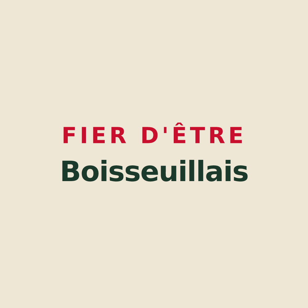 Tote bag « Fier d'être Boisseuillais » — design pour Boisseuil