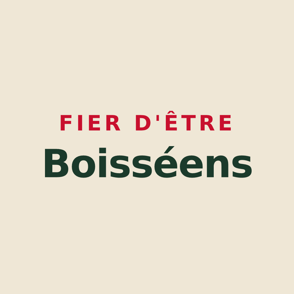 Tote bag « Fier d'être Boisséens » — design pour Boissey-le-Châtel