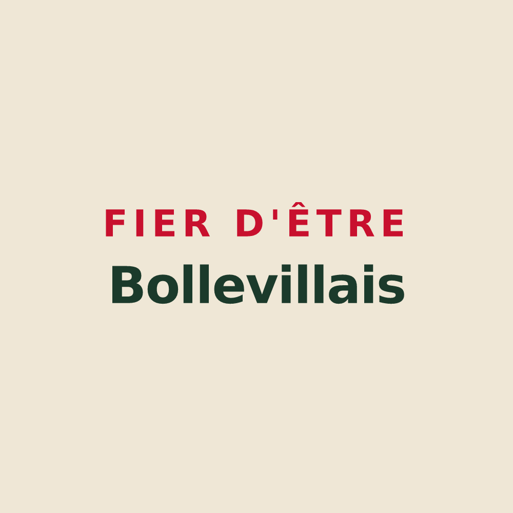 Tote bag « Fier d'être Bollevillais » — design pour Bolleville