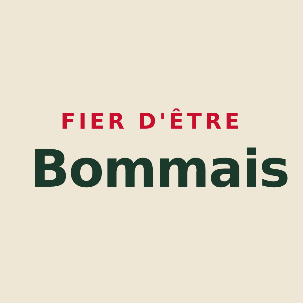 Tote bag « Fier d'être Bommais » — design pour Bommes