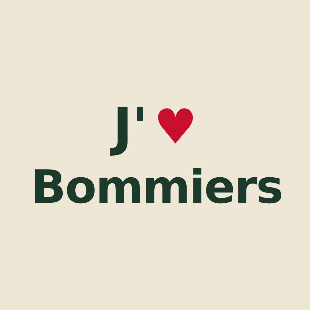 Tote bag personnalisé Bommiers — design J'aime Bommiers