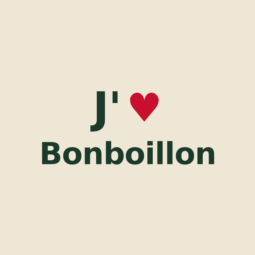 Tote bag personnalisé Bonboillon — design J'aime Bonboillon