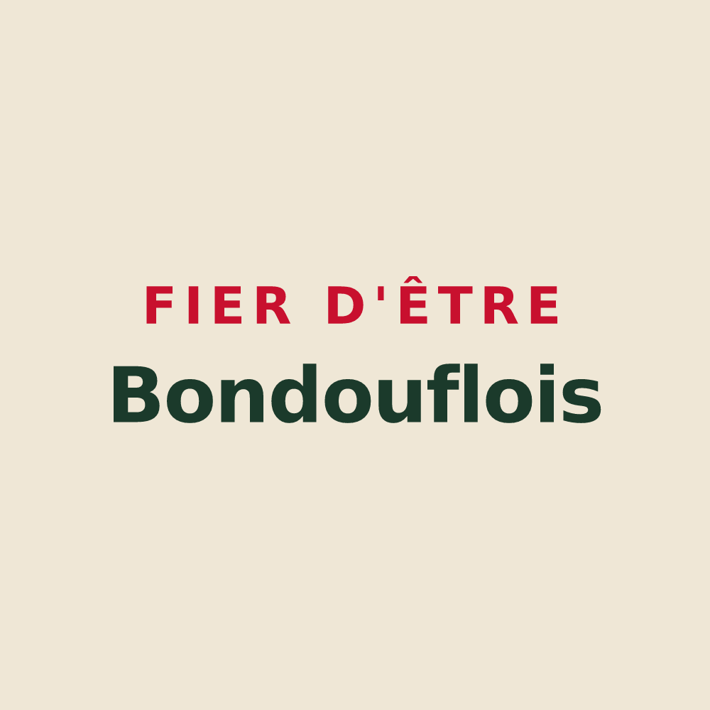 Tote bag « Fier d'être Bondouflois » — design pour Bondoufle