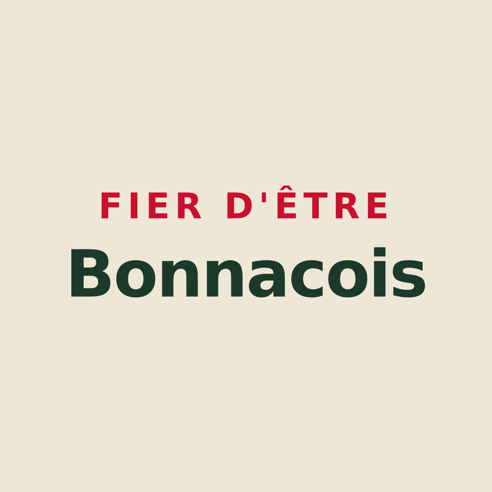 Tote bag « Fier d'être Bonnacois » — design pour Bonnac