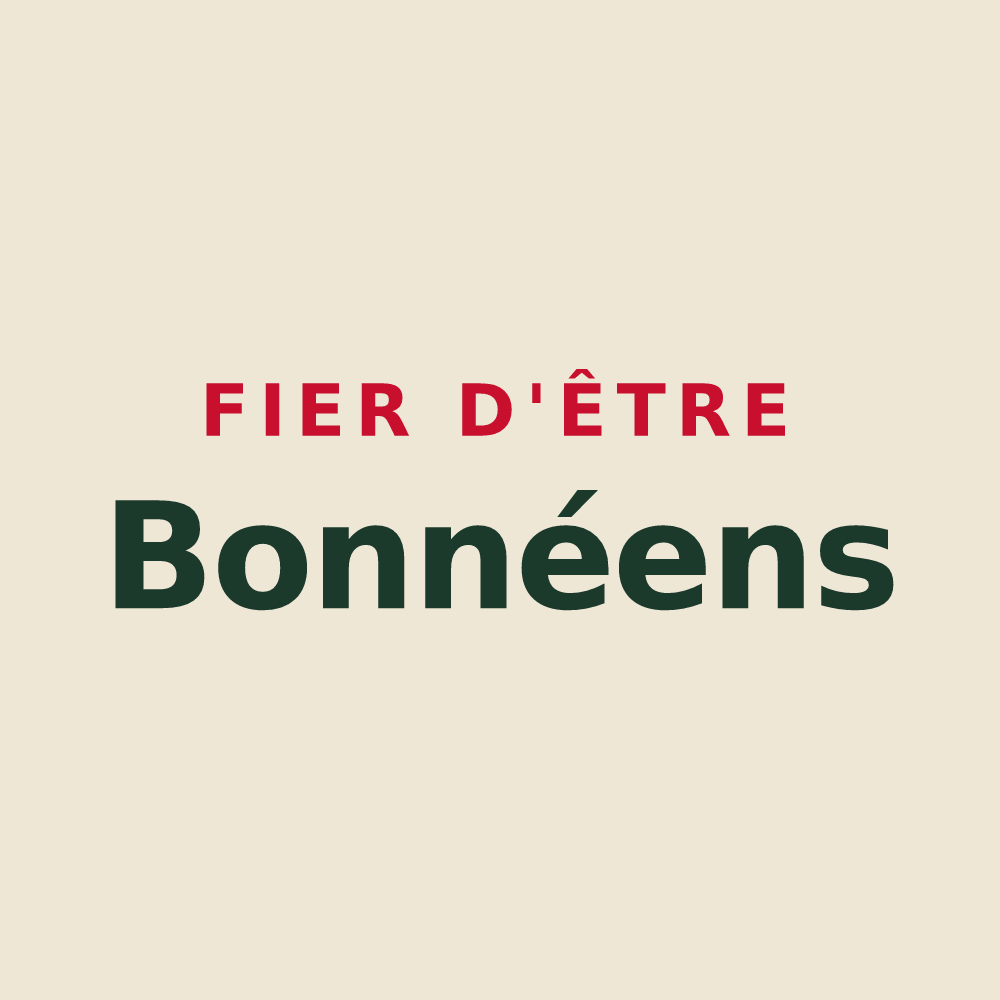 Tote bag « Fier d'être Bonnéens » — design pour Bonnée