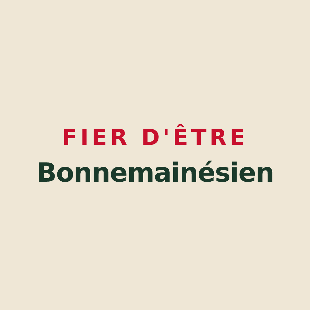 Tote bag « Fier d'être Bonnemainésien » — design pour Bonnemain