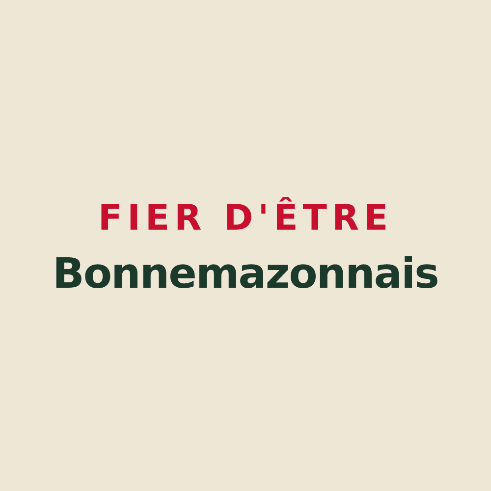 Tote bag « Fier d'être Bonnemazonnais » — design pour Bonnemazon