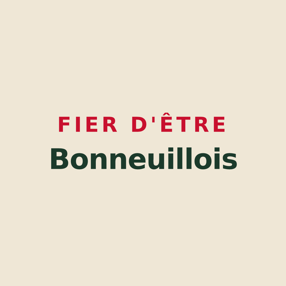 Tote bag « Fier d'être Bonneuillois » — design pour Bonneuil-les-Eaux