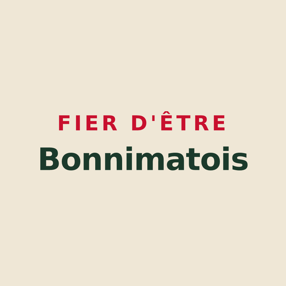 Tote bag « Fier d'être Bonnimatois » — design pour Bonneuil-Matours