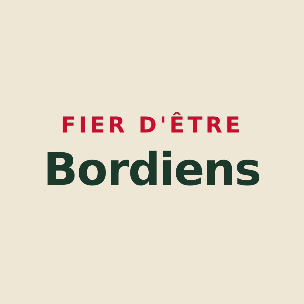 Tote bag « Fier d'être Bordiens » — design pour Bordes-de-Rivière