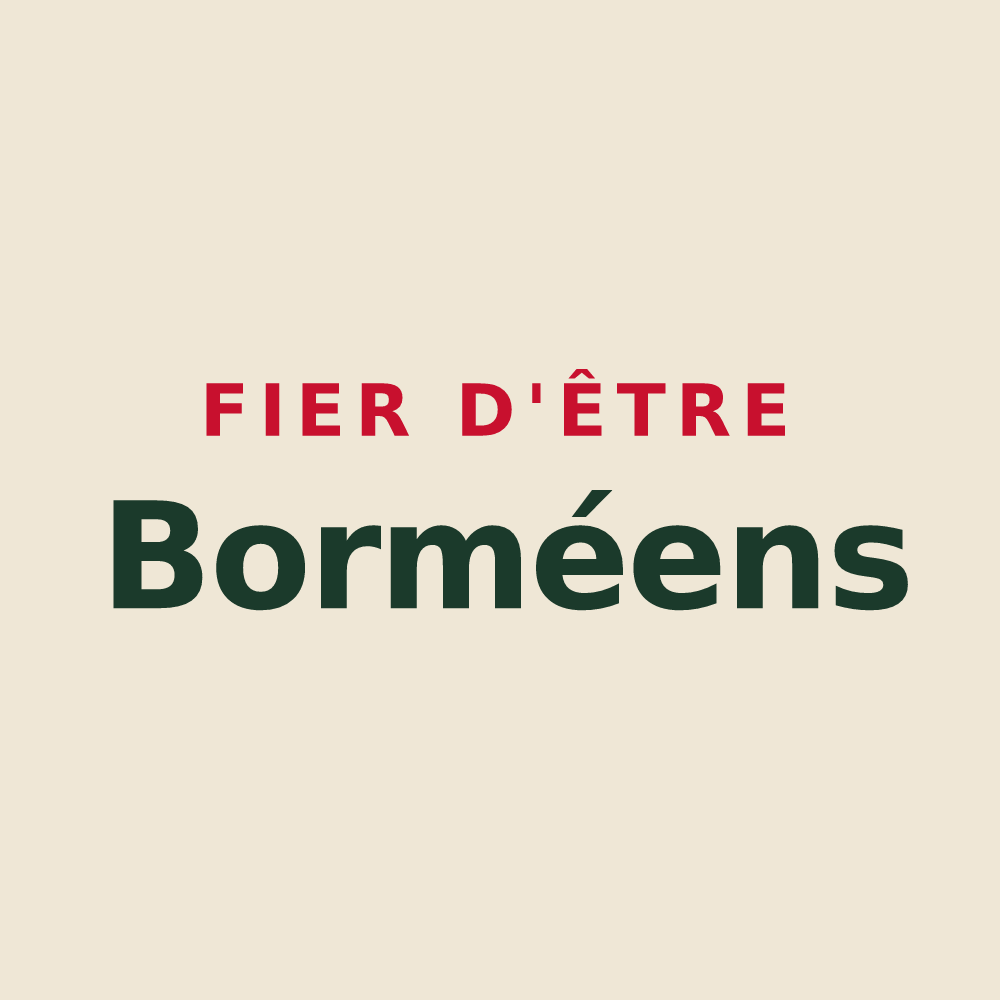 Tote bag « Fier d'être Borméens » — design pour Bormes-les-Mimosas