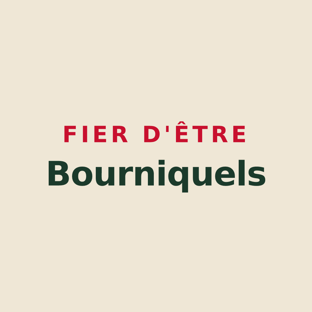 Tote bag « Fier d'être Bourniquels » — design pour Borne
