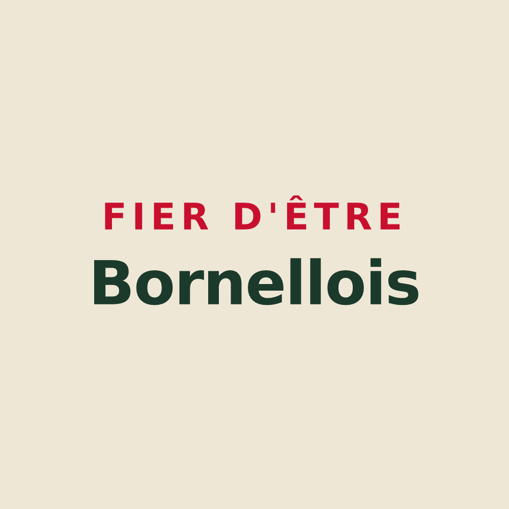 Tote bag « Fier d'être Bornellois » — design pour Bornel