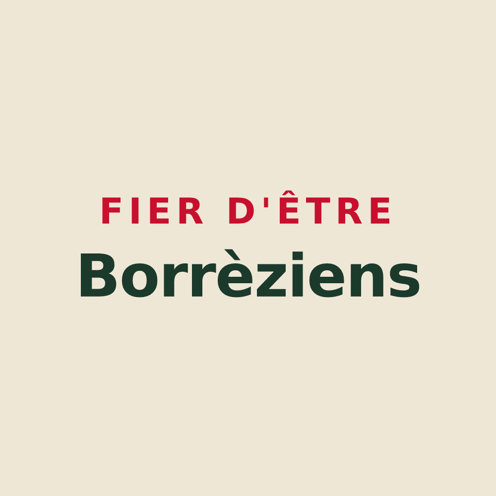 Tote bag « Fier d'être Borrèziens » — design pour Borrèze