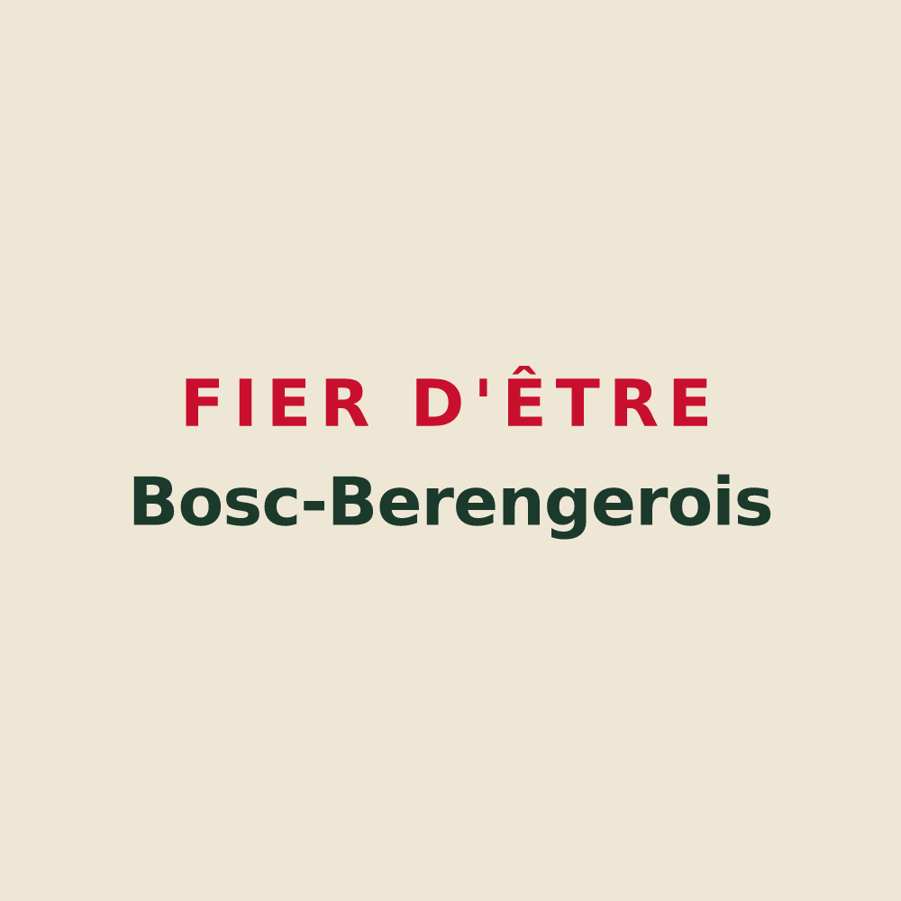 Tote bag « Fier d'être Bosc-Berengerois » — design pour Bosc-Bérenger