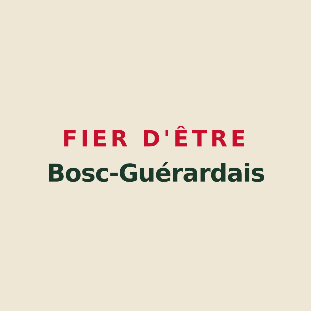 Tote bag « Fier d'être Bosc-Guérardais » — design pour Bosc-Guérard-Saint-Adrien