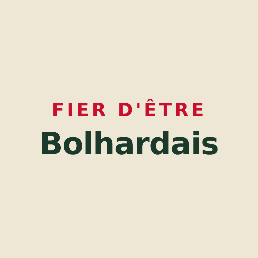 Tote bag « Fier d'être Bolhardais » — design pour Bosc-le-Hard
