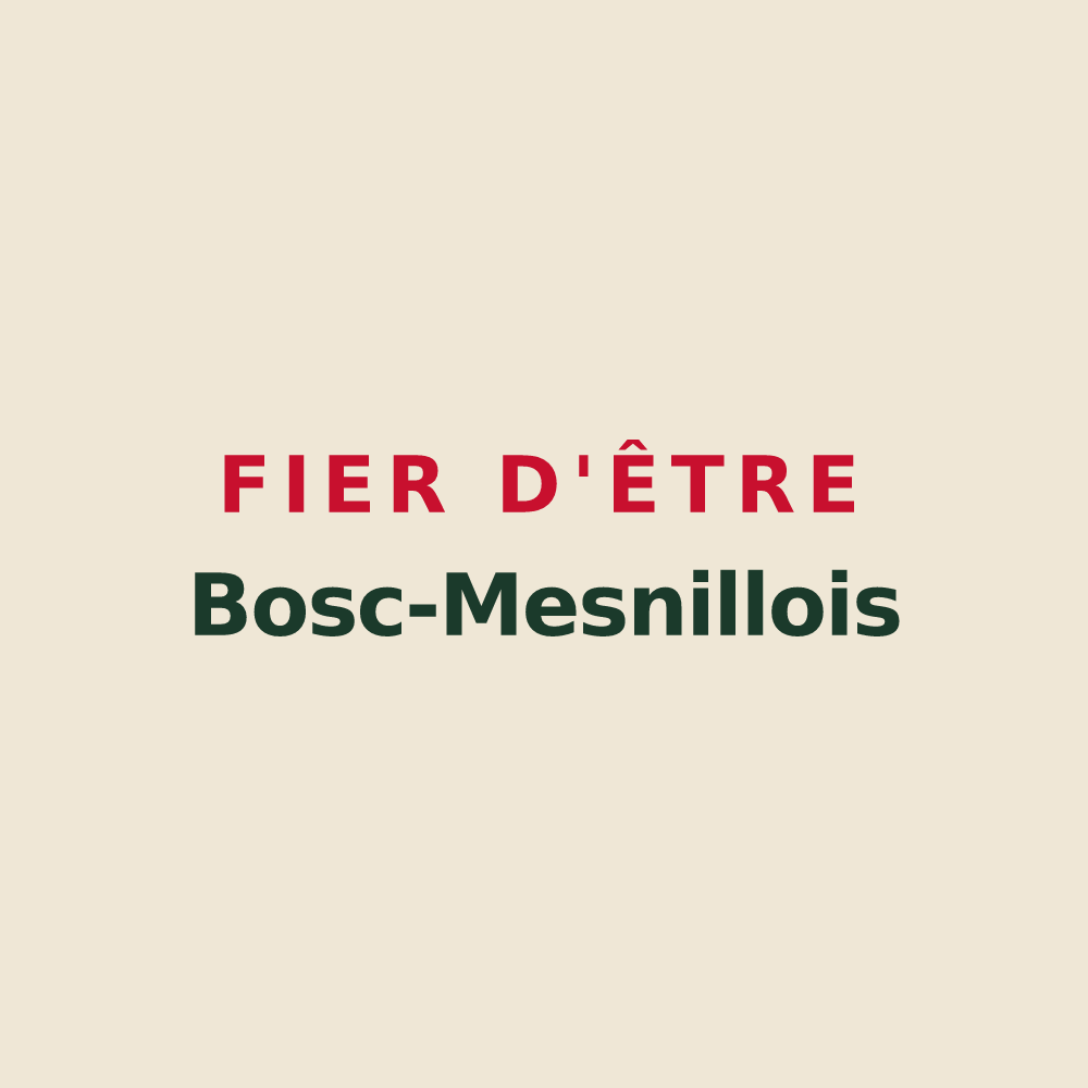 Tote bag « Fier d'être Bosc-Mesnillois » — design pour Bosc-Mesnil