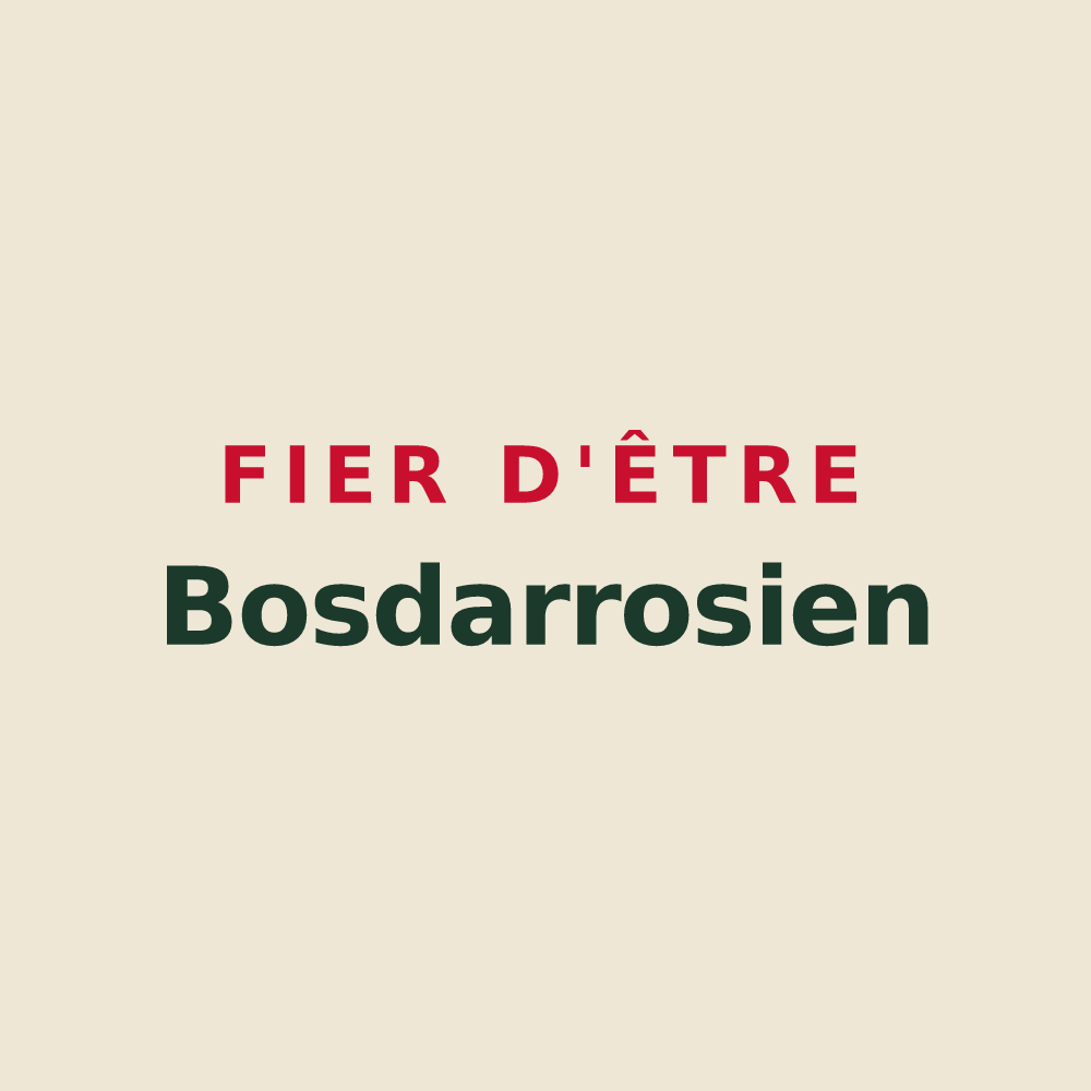 Tote bag « Fier d'être Bosdarrosien » — design pour Bosdarros