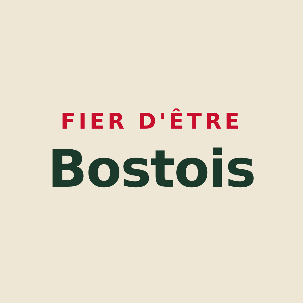 Tote bag « Fier d'être Bostois » — design pour Bost