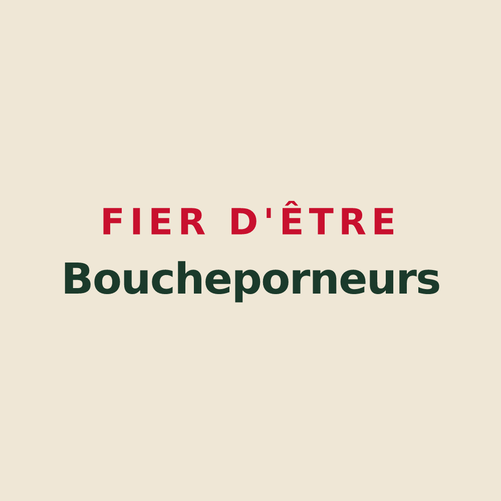 Tote bag « Fier d'être Boucheporneurs » — design pour Boucheporn