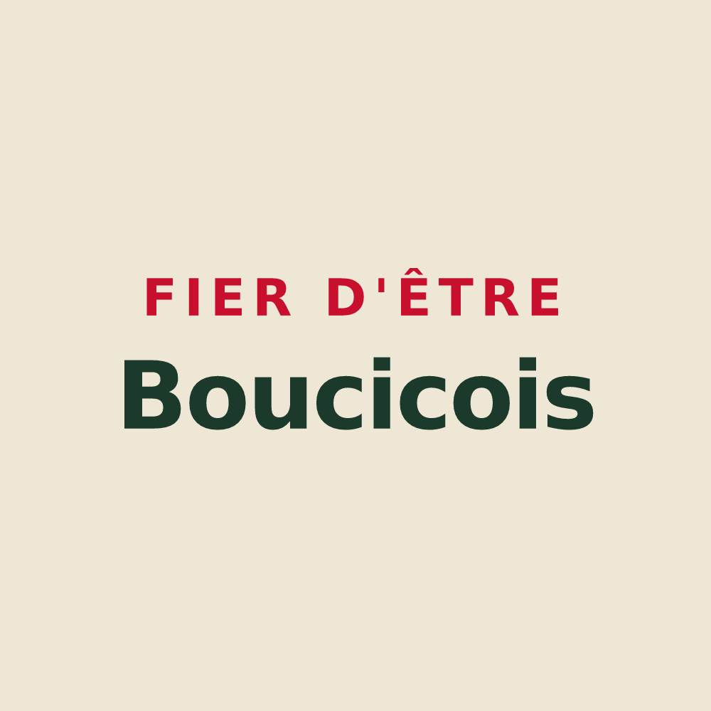 Tote bag « Fier d'être Boucicois » — design pour Boucieu-le-Roi