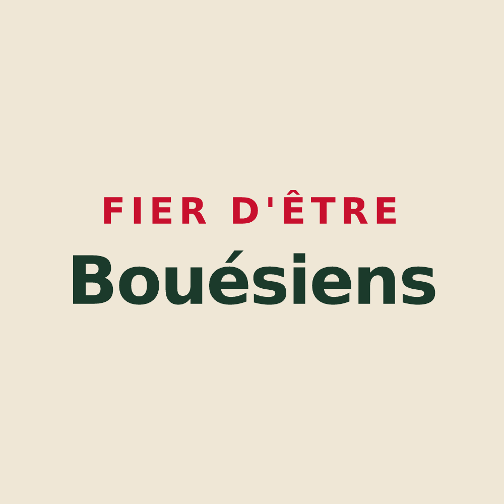 Tote bag « Fier d'être Bouésiens » — design pour Boué
