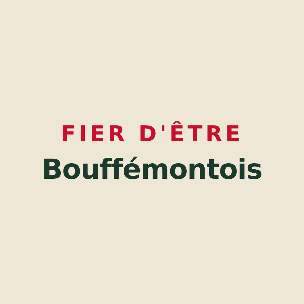 Tote bag « Fier d'être Bouffémontois » — design pour Bouffémont