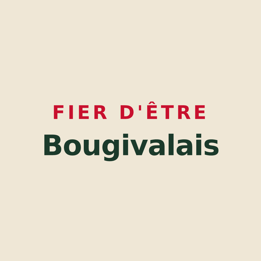 Tote bag « Fier d'être Bougivalais » — design pour Bougival