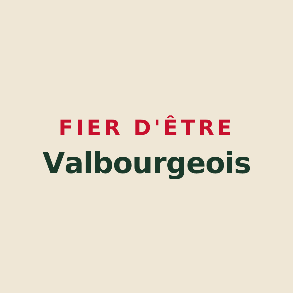 Tote bag « Fier d'être Valbourgeois » — design pour Bouglainval