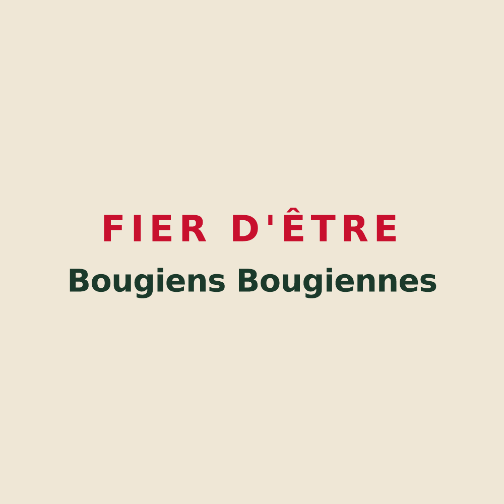 Tote bag « Fier d'être Bougiens
Bougiennes » — design pour Bougy