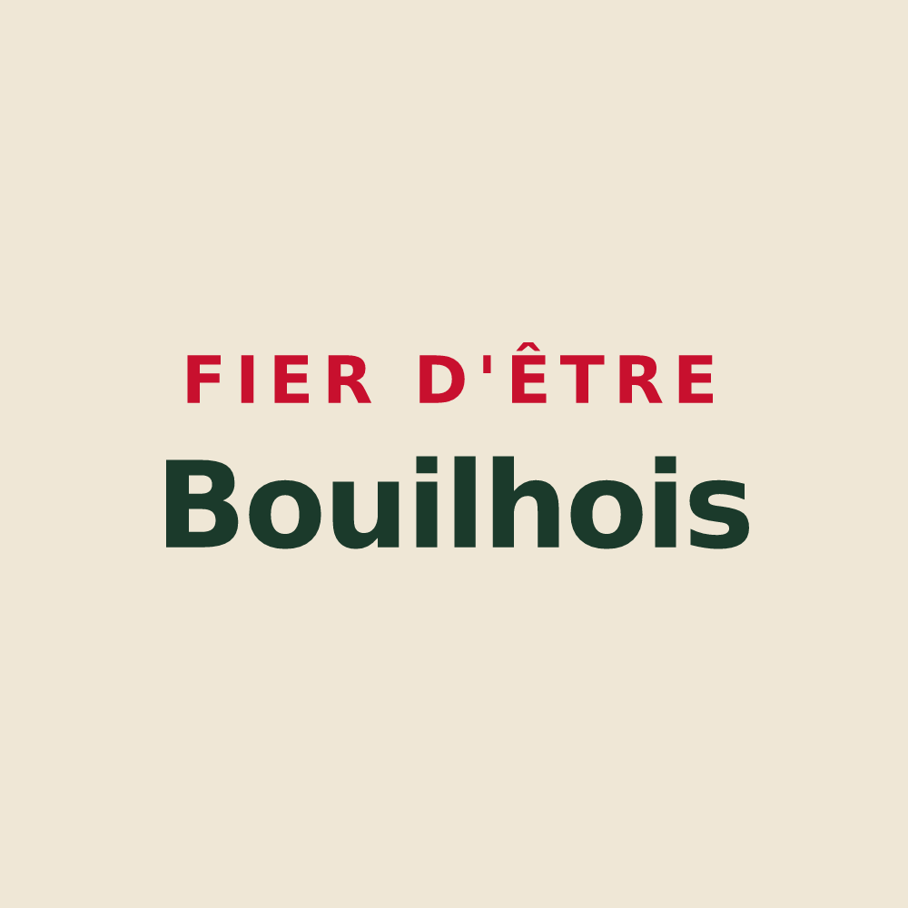 Tote bag « Fier d'être Bouilhois » — design pour Bouilh-Devant
