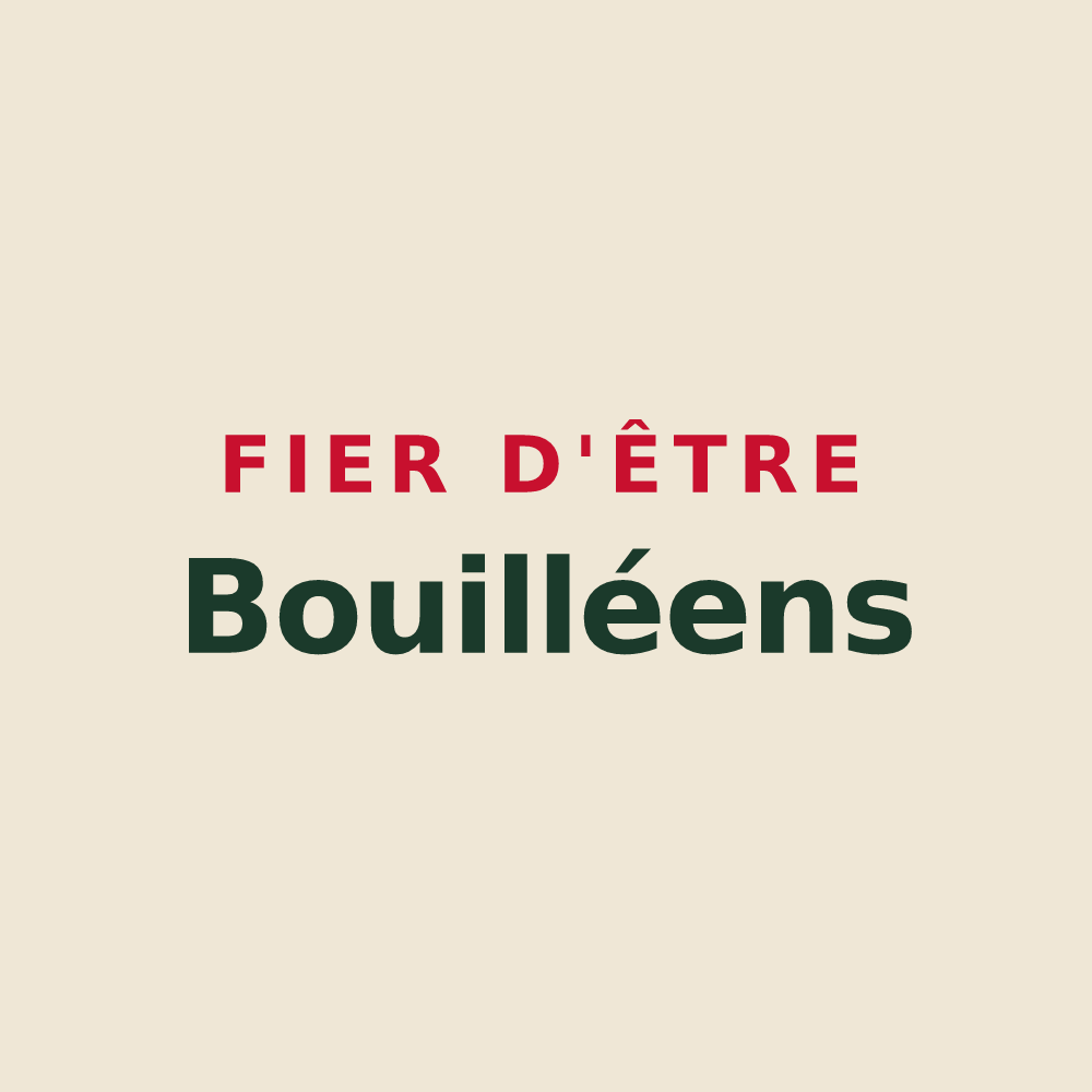 Tote bag « Fier d'être Bouilléens » — design pour Bouillé-Ménard