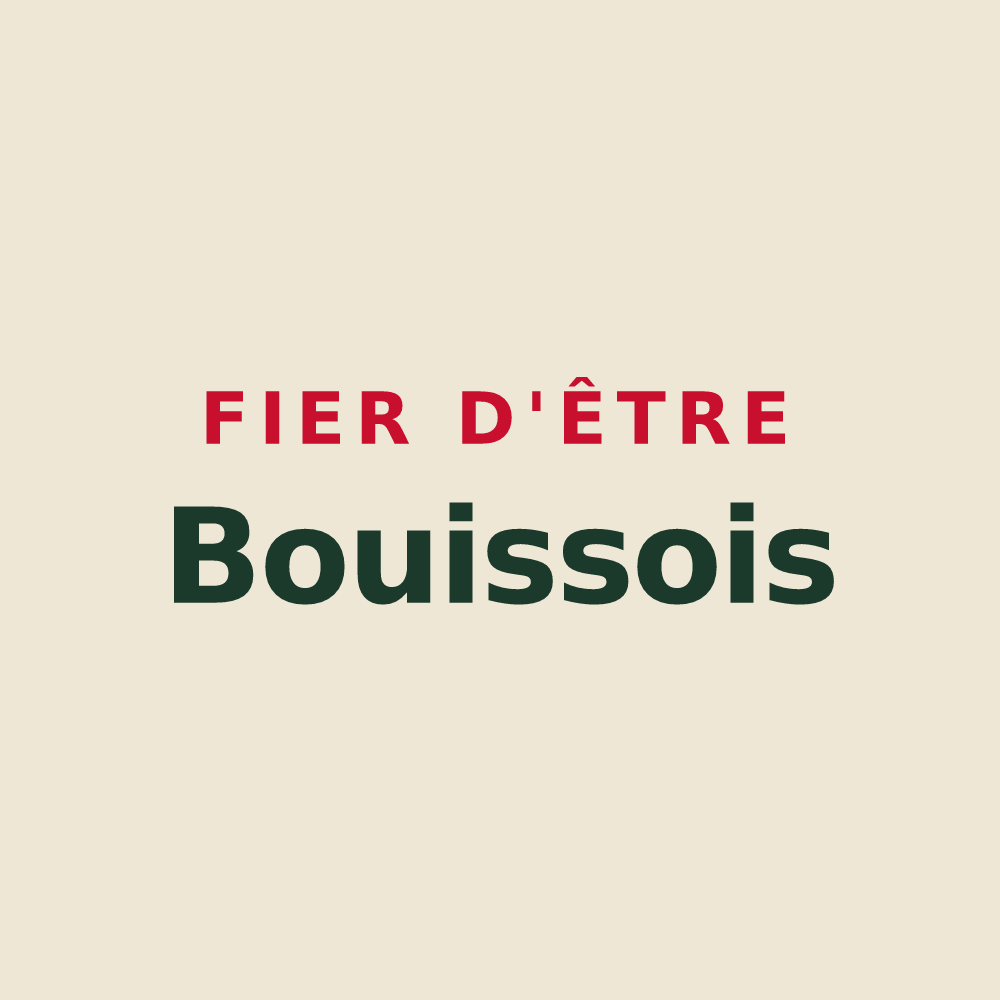 Tote bag « Fier d'être Bouissois » — design pour Bouisse