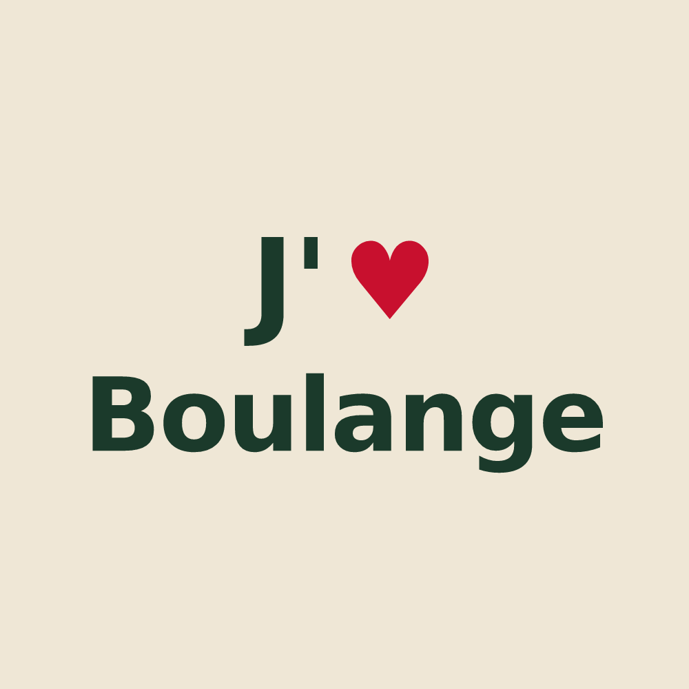 Tote bag personnalisé Boulange — design J'aime Boulange