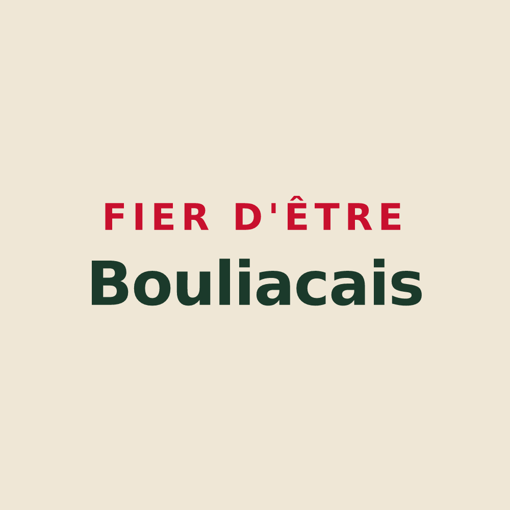 Tote bag « Fier d'être Bouliacais » — design pour Bouliac