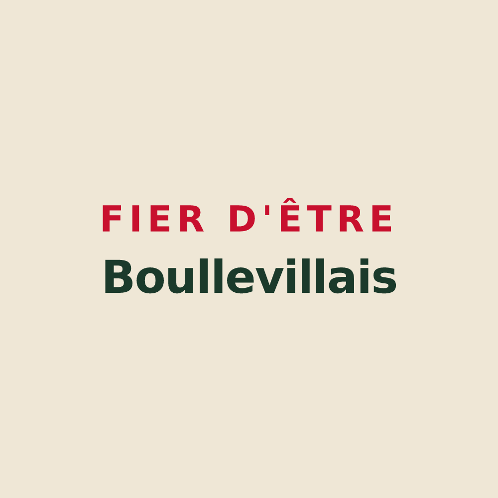 Tote bag « Fier d'être Boullevillais » — design pour Boulleville