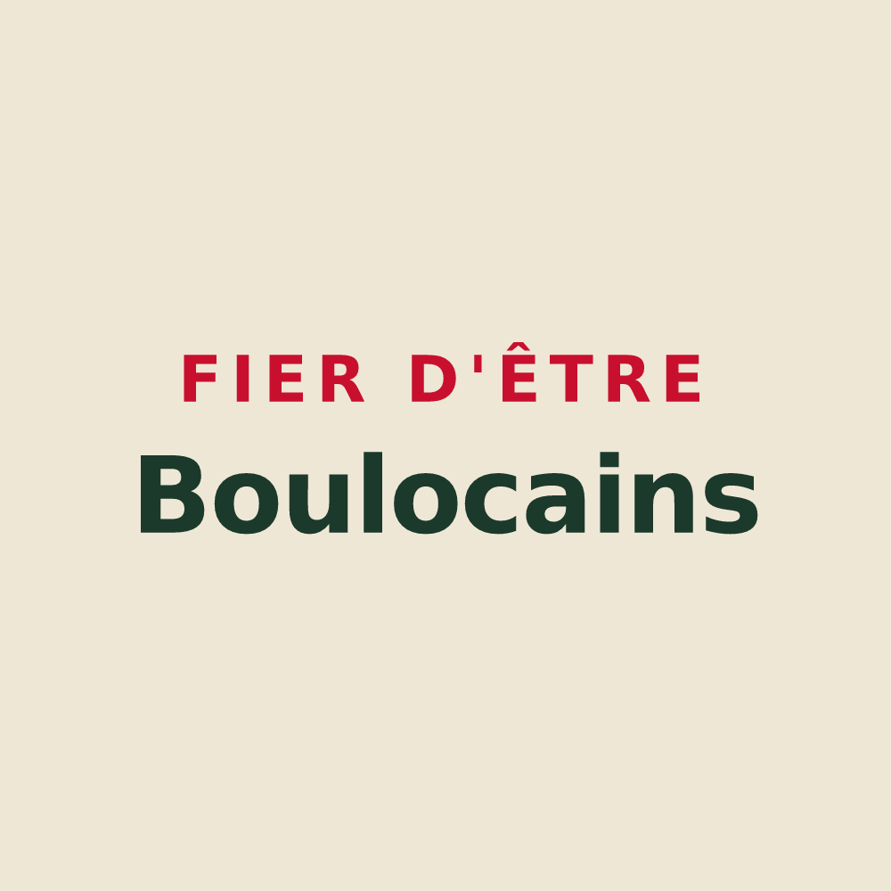 Tote bag « Fier d'être Boulocains » — design pour Bouloc