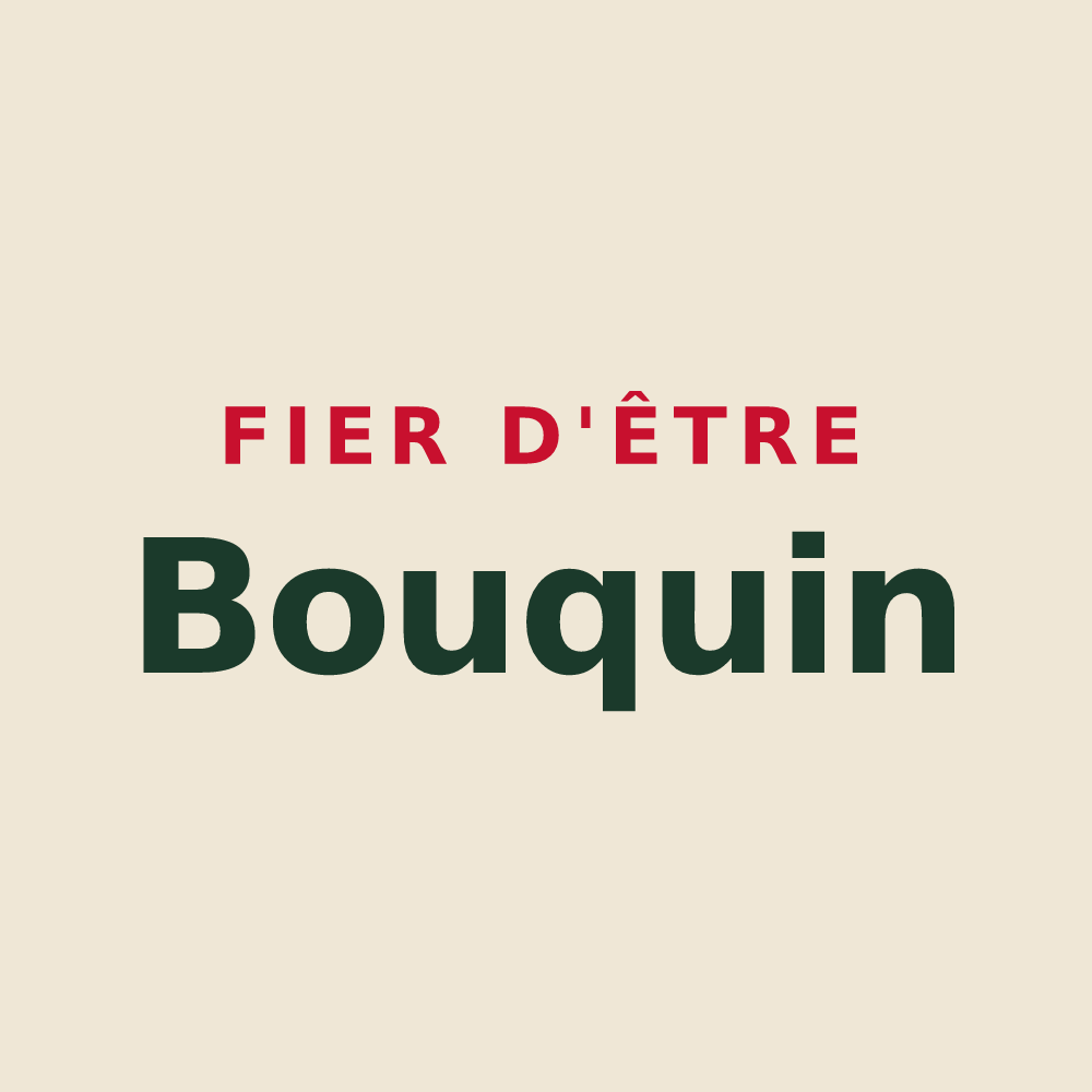 Tote bag « Fier d'être Bouquin » — design pour Boult-sur-Suippe