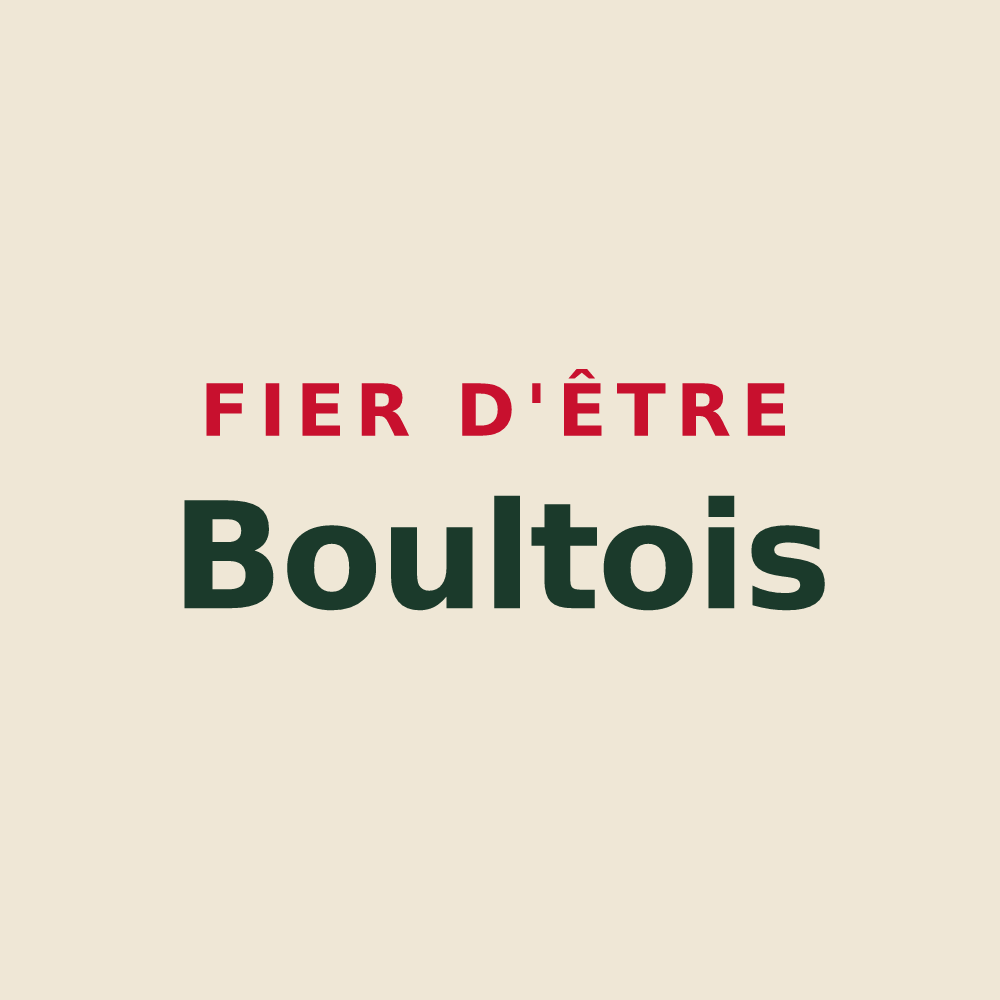 Tote bag « Fier d'être Boultois » — design pour Boult