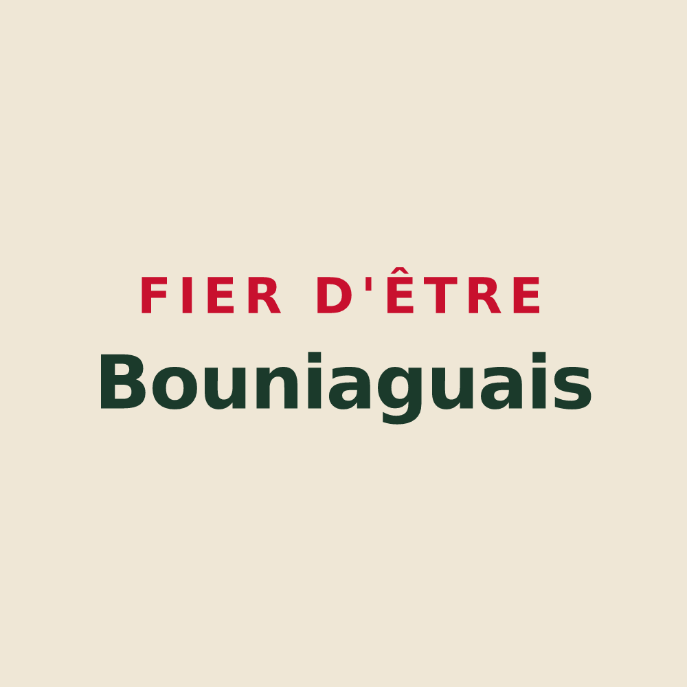 Tote bag « Fier d'être Bouniaguais » — design pour Bouniagues