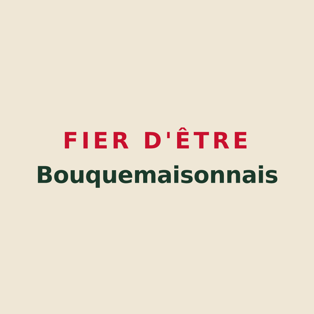 Tote bag « Fier d'être Bouquemaisonnais » — design pour Bouquemaison