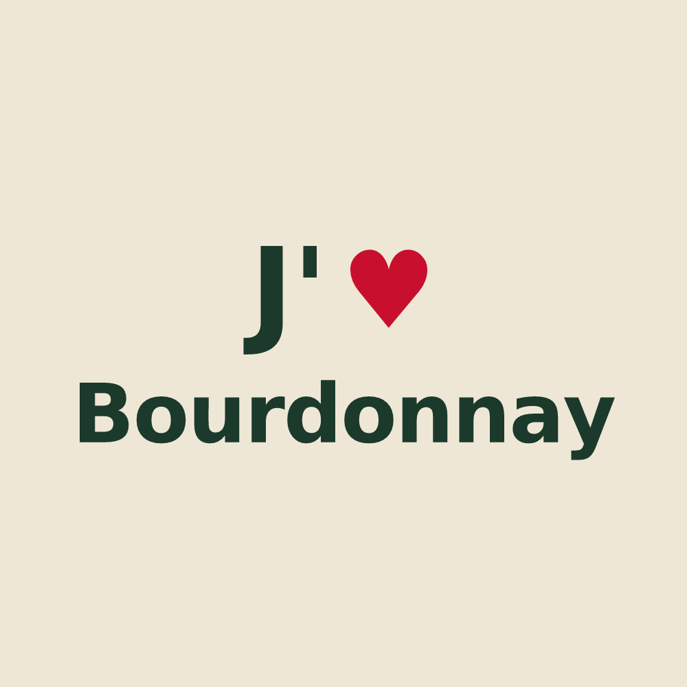 Tote bag personnalisé Bourdonnay — design J'aime Bourdonnay