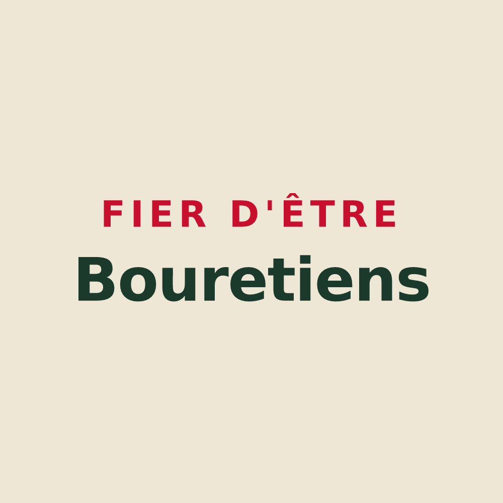 Tote bag « Fier d'être Bouretiens » — design pour Bouret-sur-Canche