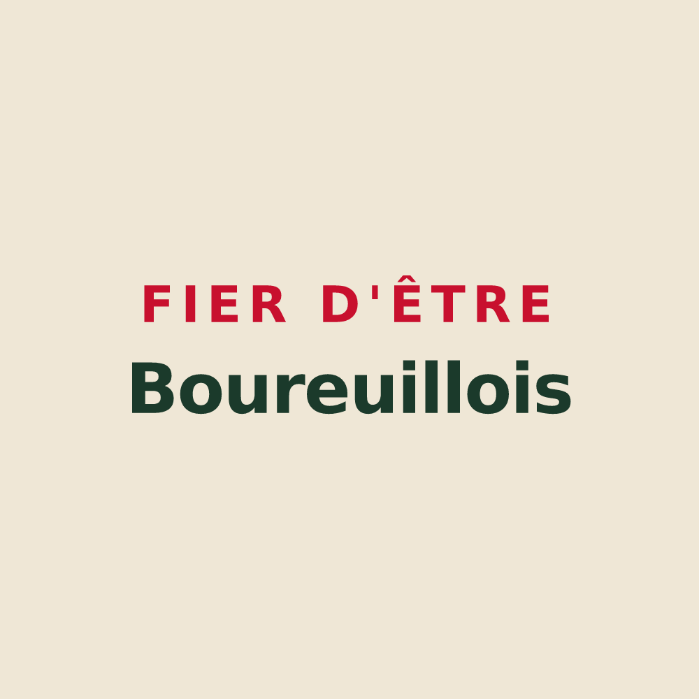 Tote bag « Fier d'être Boureuillois » — design pour Boureuilles