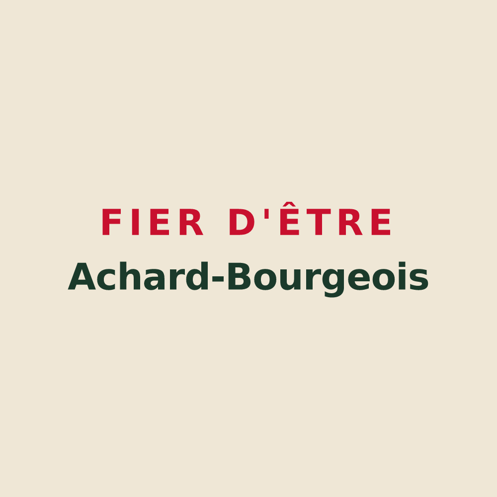 Tote bag « Fier d'être Achard-Bourgeois » — design pour Bourg-Achard