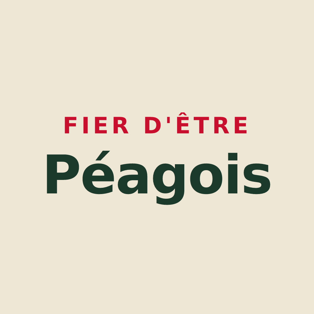 Tote bag « Fier d'être Péagois » — design pour Bourg-de-Péage
