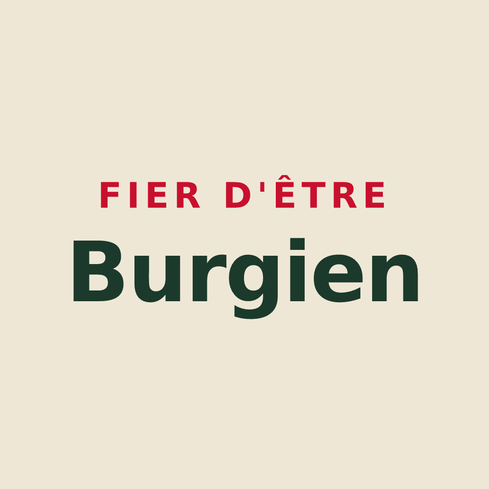 Tote bag « Fier d'être Burgien » — design pour Bourg-en-Bresse