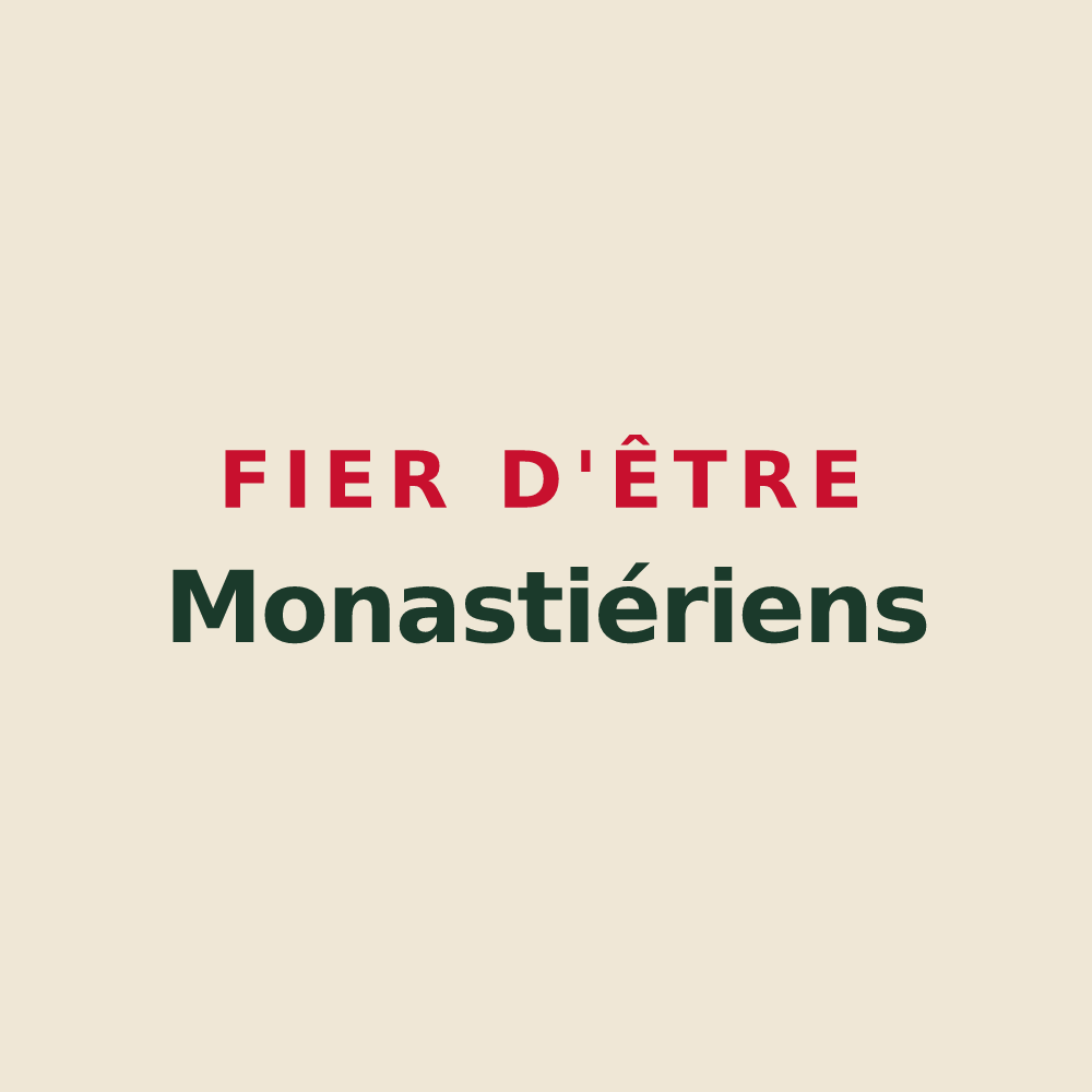 Tote bag « Fier d'être Monastiériens » — design pour Bourgs sur Colagne