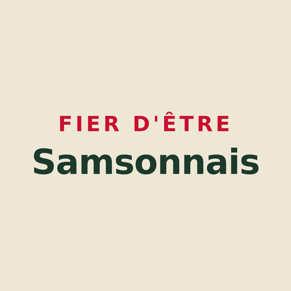 Tote bag « Fier d'être Samsonnais » — design pour Bourgvallées